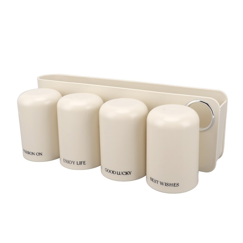 Toothbrush Holder Bathroom Hanging Vanity Tooth Brush Organizer Punch Free