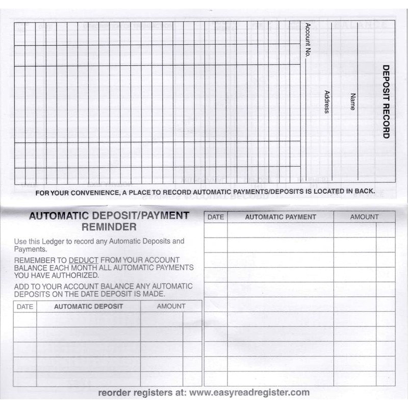 Checkbook Registers, 25-26-27 Calendars, Made in USA (12)