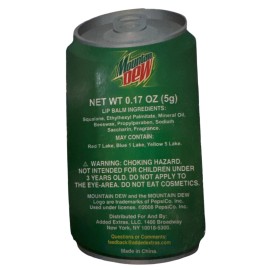 LOTTA LUV Soda Can Shaped Tasty Lip Balm Mountain MTN DEW 0.17 oz Vintage/Rare