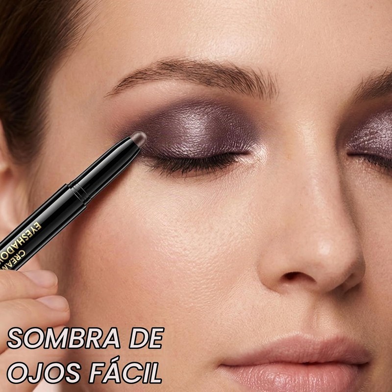 Erinde Sombra de Ojos en barra con Purpurina, Resistente al