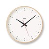 Lemnos Analog Wall Clock Natural Color Wood Plywood Clock T1-017