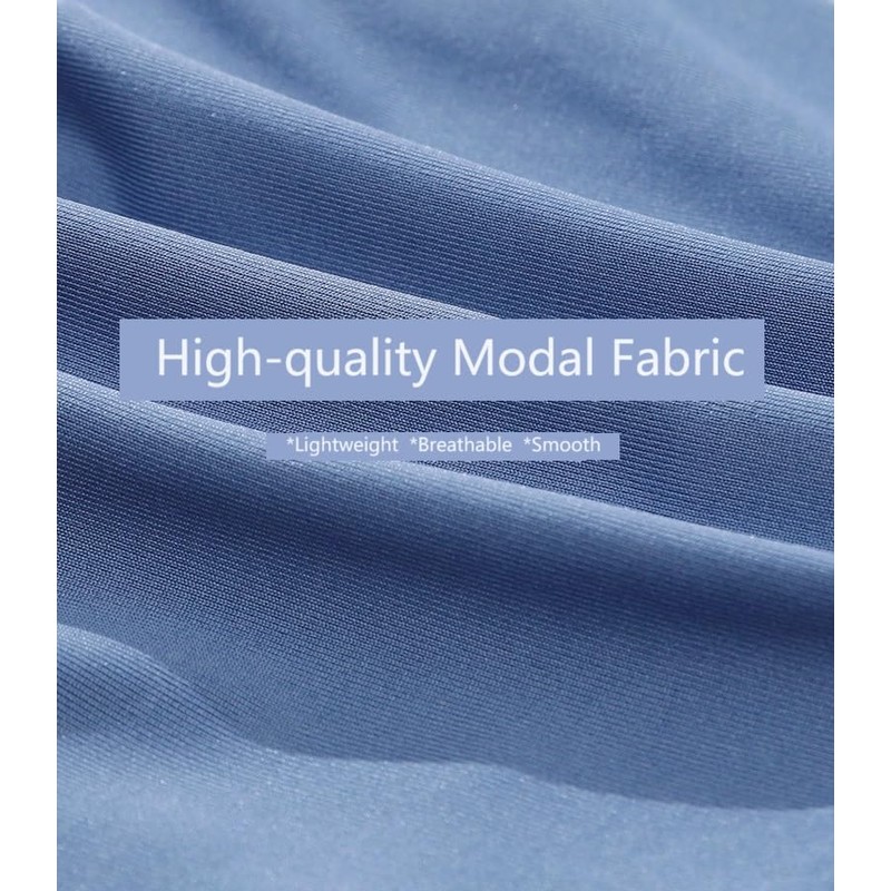 BY.ECG Men's Thongs Low-Rise Summer Cool Soft Modal Small Pouch