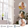 ASTER 6Pcs Shower Curtain Clips with Suction Cup, Multiple Purpose
