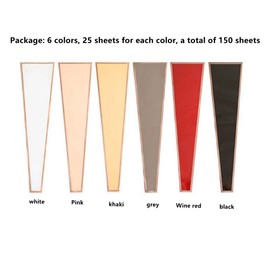 150pcs/6 Colors Single Rose Sleeves Waterproof Flower Gift Wrap Single Rose Packaging Bag Florist Bouquet Supplies for Mother's Day Valentine's Day 44 x 11 x 4.6cm