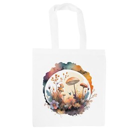 Mystical Mushrooms Tote Bag - Wildlife Nature Forest Gifts - White Shopping Bag Accessories Present
