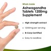 Ashwagandha KSM 66-365 (6 Months Supply) 1200mg Vegan Tablets Pure