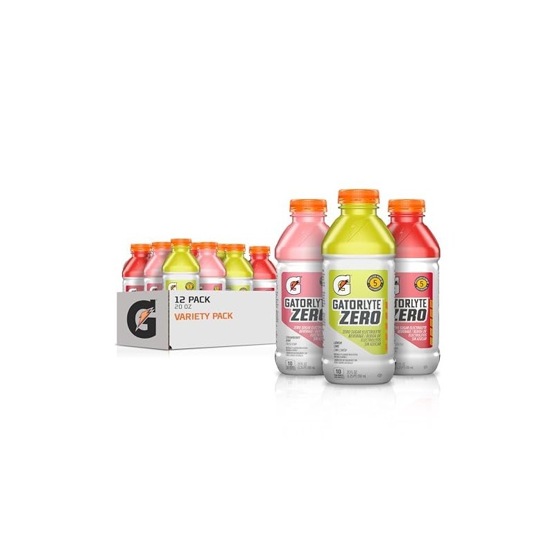 Gatorlyte Zero Rehydration Electrolyte Drink, 3 Flavor Variety Pack, Specialized