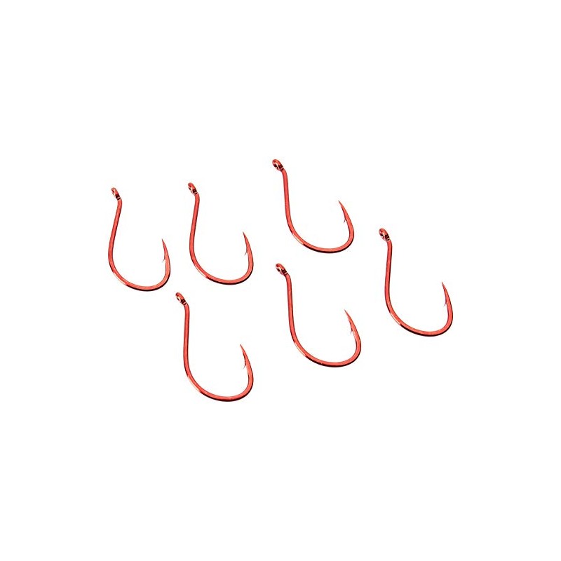 Gamakatsu Octopus Hook-6 Per Pack (Red, 5/0)