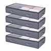 VEVOR Under Bed Storage with Clear Lids, 39.2 x 19.7