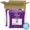 Poise Incontinence Pads for Women 5 Drop Maximum Absorbency Long
