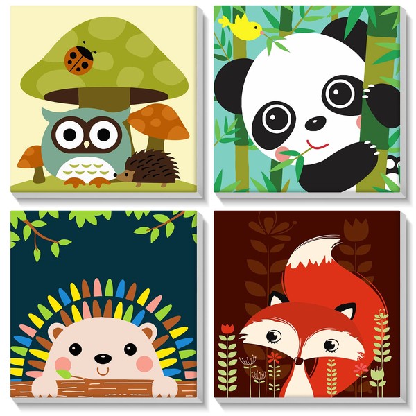 SENQAO Framed Paint by Numbers for Adults Kids Beginners -