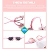 NULOOQ Kids Heart Sunglasses for Girls – Cute Polarized Flexible
