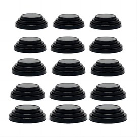 Automotive Door Dampening Pads - Black - Car Door Vibration-dampening Buffers for Noise Reduction - Upgraded Universal Shockproof, Silencing Rubber Pads for Various Car Models (15)