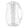 OGGI Acrylic Infusion Pitcher-Plastic Water Pitcher, Fruit Infuser Water Pitcher
