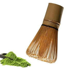 Bamboo Matcha Whisk Set – Traditional Matcha Whisk, Ideal for Matcha Tea Preparation