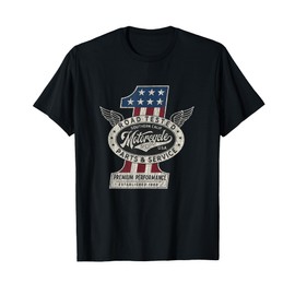 Motorcycle shop shirt No. 1 Vintage Biker USA Pride Classic T-Shirt
