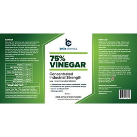 75% Pure Vinegar - Concentrated Industrial Grade 32oz