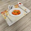 Ambesonne Fall Place Mats Set of 4, Soft Image of