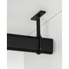 Gedotec Cupboard Rail Bearing Centre Support Bracket for Clothes Rail