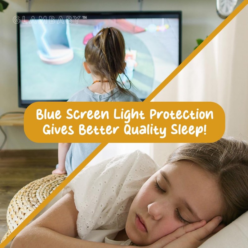 GlamBaby Parker Blue light Glasses for kids - Lightweight, Durable