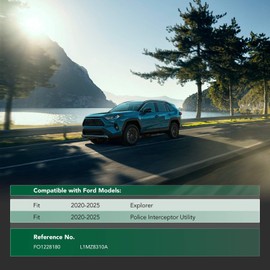 YHTAUTO Front Lower Engine Splash Shield Compatible with Ford Explorer/Police Interceptor Utility 2020-2025, Air deflector, Splash Guard Engine Case Guards