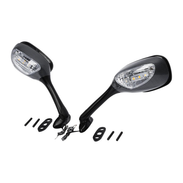 TCMT Rear-View Mirrors Turn Signals Fit For Suzuki GSXR600 GSXR750