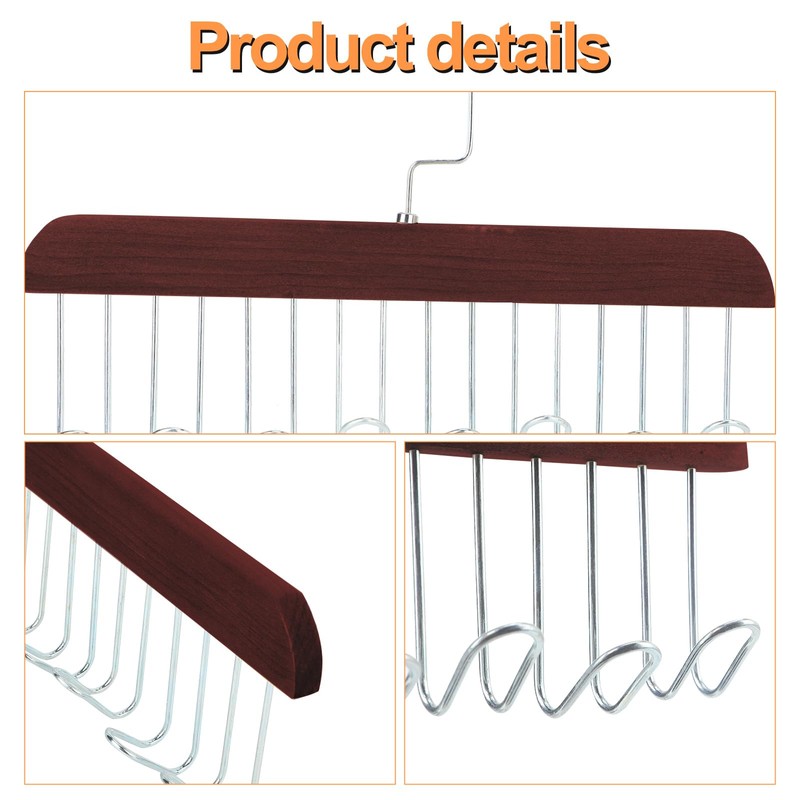 Xbaiyanr 4Pcs Anti Slip Multi Hook Coat Racks,Bra Hangers for