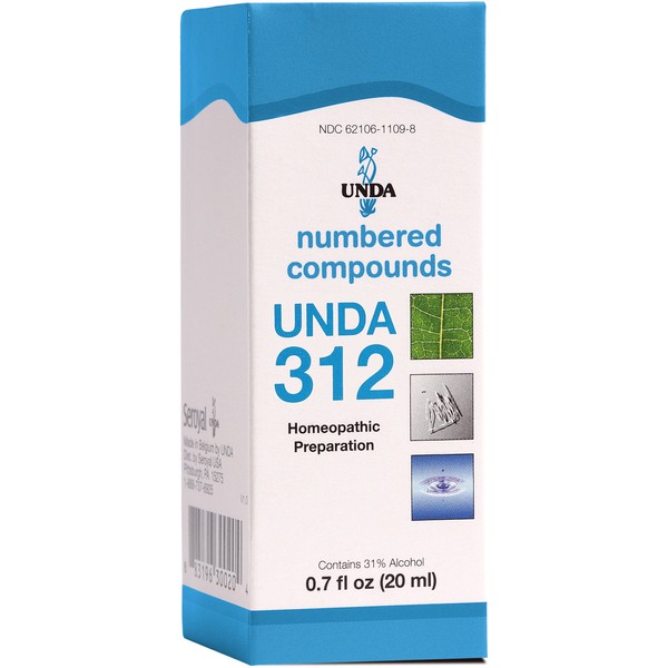 UNDA 312 Numbered Compounds | Homeopathic Preparation | 0.7 fl. oz.