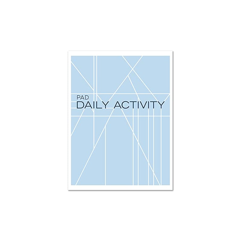 BookFactory Daily Activity Log Pad/Notepad/Productivity Diary/Tasks Planner 50 Page Pad