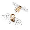 Hicello 2PCS Sliding Door Bottom Ø12mm Floor Guide for Sliding