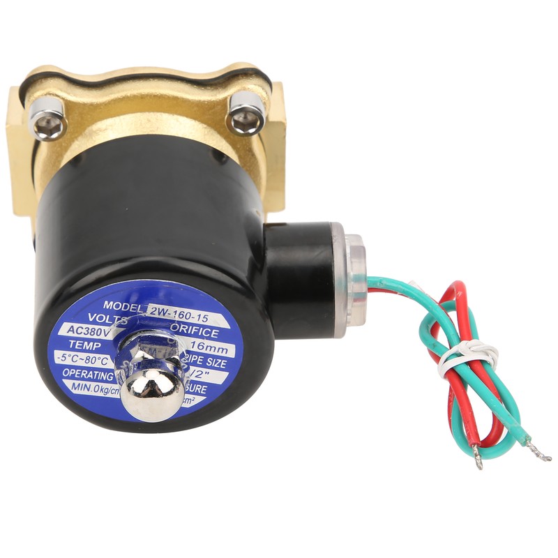 G1/2 Inch Brass Solenoid Valve Water Pressure Normal Closed Direct