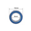 uxcell MR106-2RS Deep Groove Ball Bearings 6mm Inner Dia 10mm