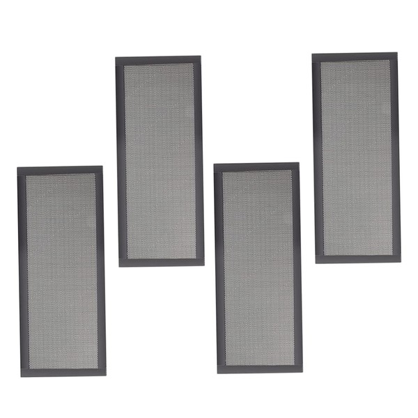 Operitacx 4 Stück Magnetstaubdestelles Netz Bodenlüftungsnetz Entlüftungsabdeckungen Weiß Luftentlüftungsabdeckung Lüftungsabdeckung