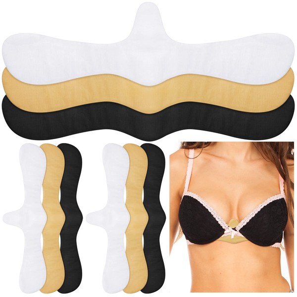 Boyiee 9 Pcs Cotton Bra Liners for Sweat Rash Liners