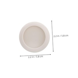 Kisangel 4pcs Baby Gate Wall Protector Cups for Child Pressure Mounted Stair Safety Protect Walls Doorways from Pet Dog Gates White