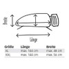 Set | Bügeltischbezug Asymmetrisch mit Unterlage (Farbe Grün) (A-XXL, Dampf