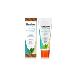 Himalaya Botanique Whitening Complete Care Toothpaste, 20 Pack Travel Size, Teeth Whitening, Fights Plaque, Fluoride Free, No Artificial Flavors, SLS Free, Simply Mint Flavor, TSA Approved, 0.74 Oz