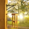 VEEBOOD 2 Piece 8-Inch Outdoor Decorative Iron Lantern Hooks for