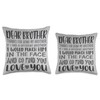 funny brother pillow from sister brother thank you Funny Gifts