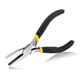 SPEEDWOX Flat Pliers, Flat Yatco, No Knurled, Small, Mini, Flat Nose, Pliers, Accessories, DIY Beads, For Hobby, Delicate Work Tools, Crafts, Handmade, Handicraft Supplies, Total Length 4.8 inches (122.3 mm)