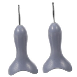 KOMBIUDA 2pcs Braille Writing Pen for Blind Braille Writing Tool Stylus Lightweight and Portable Learning Supply for Visually Impaired