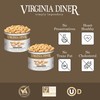 Virginia Diner Unsalted Gourmet Peanuts Blister Roasted XL Virginia Nuts