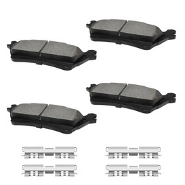 YxpBrake Ceramic Rear Brake Pads with Hardware Fit for Ford F-150 2012 2013 2014 2015 2016 2017 2018 2019 2020
