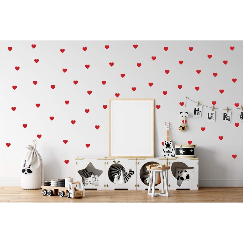 StickerDeen | Heart Shape Decoration Removable Wall Art Vinyl Decal