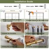 1 1/8 Inch Diameter Curtain Rods 144 to 240 Inches(12-20ft),