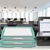 Acrimet Stackable Letter Tray 3 Tier Side Load, Plastic, Desktop