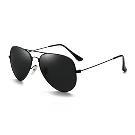 Bio-th Sunglasses for Women Men Polarized Aviator UV Protection Metal Mirror Frame