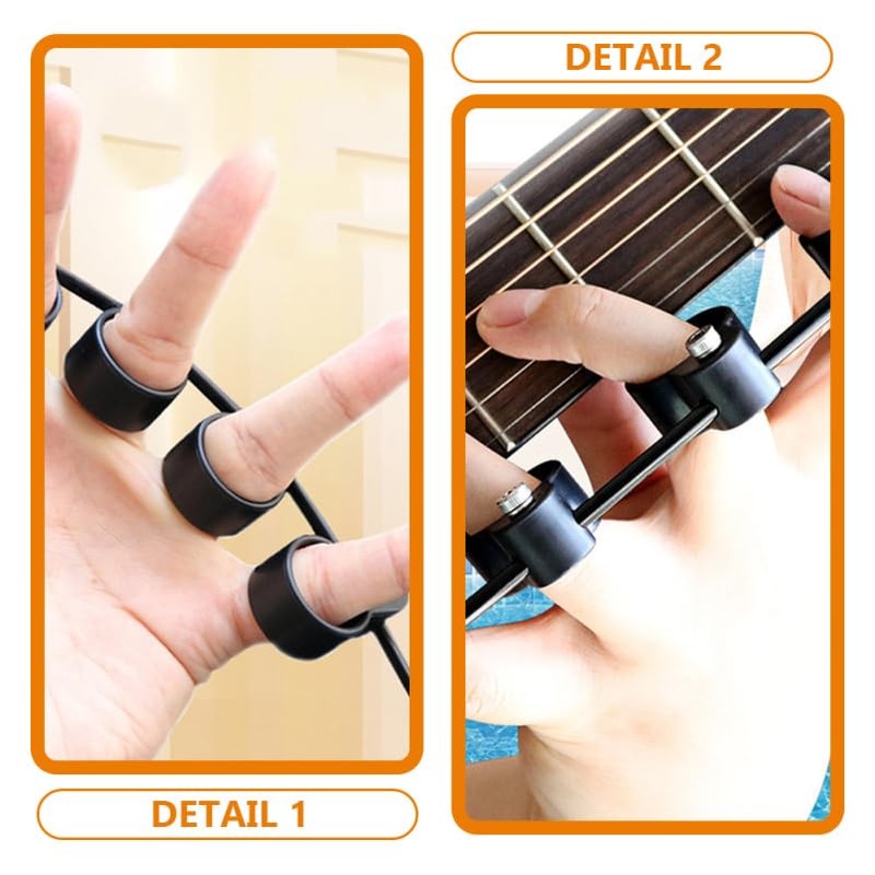 GLEAVI Ukulele Finger Separator Extend Finger Training Tool, Instrument Finger