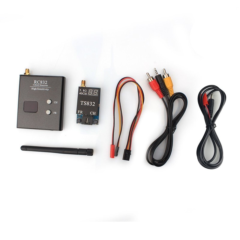 AKK TS832+RC832 5.8G 2000M Range FPV Audio Video Transmitter and