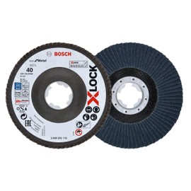 Bosch Professional X-LOCK Polishing Disc 125 G40 Vent Type 260925C115 Silver